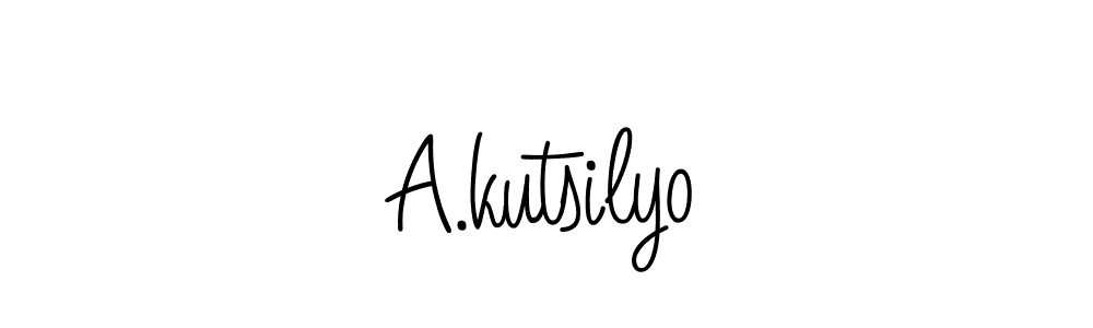 Angelique-Rose-font-FFP is a professional signature style that is perfect for those who want to add a touch of class to their signature. It is also a great choice for those who want to make their signature more unique. Get A.kutsilyo name to fancy signature for free. A.kutsilyo signature style 5 images and pictures png