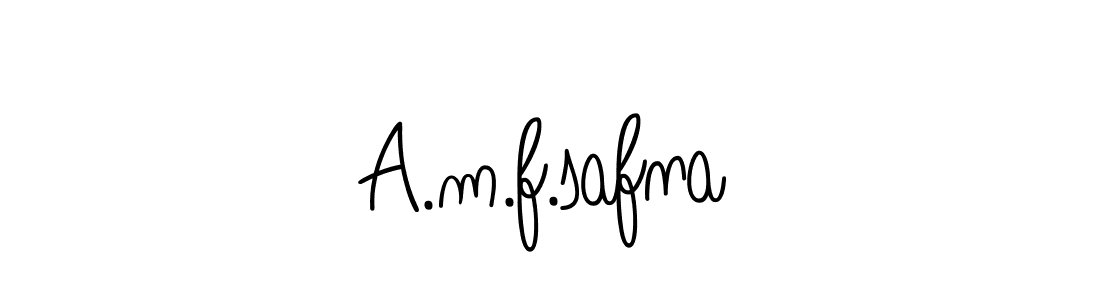 How to make A.m.f.safna name signature. Use Angelique-Rose-font-FFP style for creating short signs online. This is the latest handwritten sign. A.m.f.safna signature style 5 images and pictures png