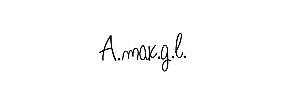 Also we have A.max.g.l. name is the best signature style. Create professional handwritten signature collection using Angelique-Rose-font-FFP autograph style. A.max.g.l. signature style 5 images and pictures png