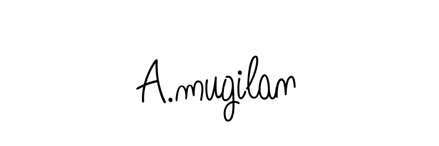 Also You can easily find your signature by using the search form. We will create A.mugilan name handwritten signature images for you free of cost using Angelique-Rose-font-FFP sign style. A.mugilan signature style 5 images and pictures png