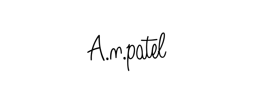 Once you've used our free online signature maker to create your best signature Angelique-Rose-font-FFP style, it's time to enjoy all of the benefits that A.n.patel name signing documents. A.n.patel signature style 5 images and pictures png