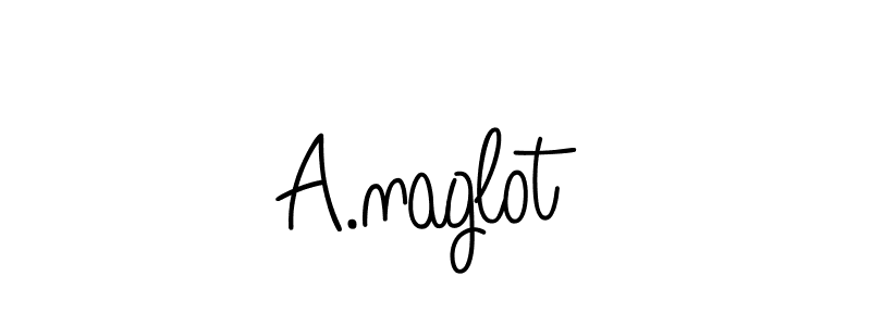 The best way (Angelique-Rose-font-FFP) to make a short signature is to pick only two or three words in your name. The name A.naglot include a total of six letters. For converting this name. A.naglot signature style 5 images and pictures png