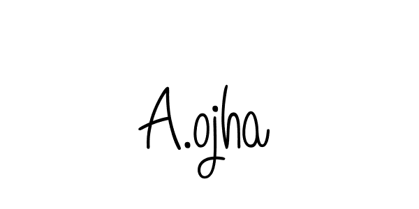 Here are the top 10 professional signature styles for the name A.ojha. These are the best autograph styles you can use for your name. A.ojha signature style 5 images and pictures png