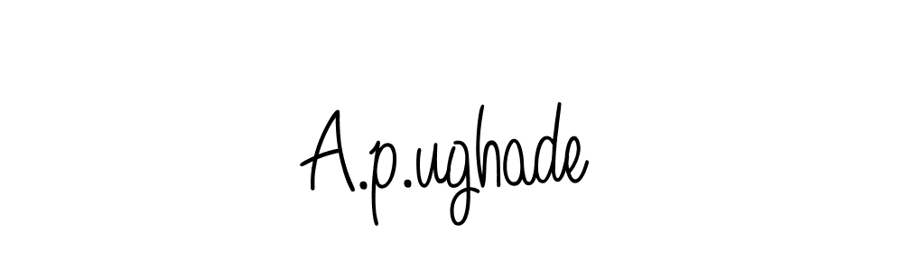 Angelique-Rose-font-FFP is a professional signature style that is perfect for those who want to add a touch of class to their signature. It is also a great choice for those who want to make their signature more unique. Get A.p.ughade name to fancy signature for free. A.p.ughade signature style 5 images and pictures png