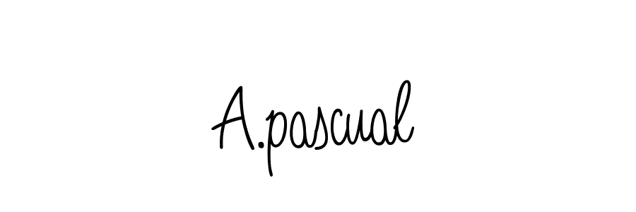 A.pascual stylish signature style. Best Handwritten Sign (Angelique-Rose-font-FFP) for my name. Handwritten Signature Collection Ideas for my name A.pascual. A.pascual signature style 5 images and pictures png