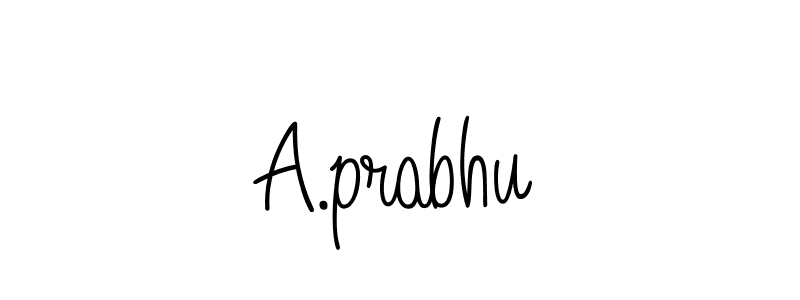 You can use this online signature creator to create a handwritten signature for the name A.prabhu. This is the best online autograph maker. A.prabhu signature style 5 images and pictures png
