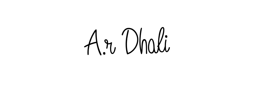 Check out images of Autograph of A.r Dhali name. Actor A.r Dhali Signature Style. Angelique-Rose-font-FFP is a professional sign style online. A.r Dhali signature style 5 images and pictures png