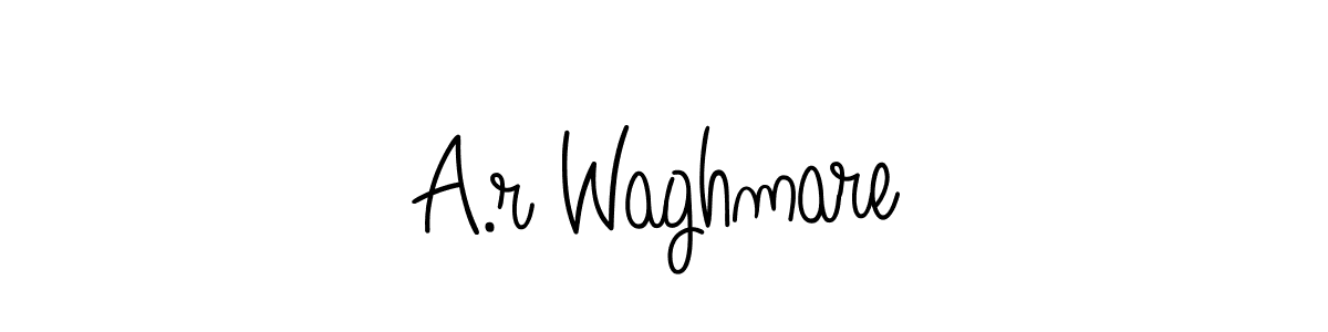 Once you've used our free online signature maker to create your best signature Angelique-Rose-font-FFP style, it's time to enjoy all of the benefits that A.r Waghmare name signing documents. A.r Waghmare signature style 5 images and pictures png