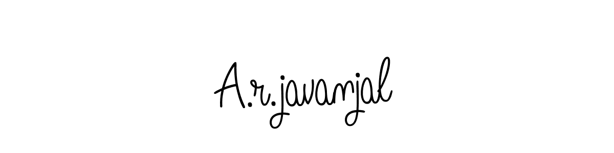 How to Draw A.r.javanjal signature style? Angelique-Rose-font-FFP is a latest design signature styles for name A.r.javanjal. A.r.javanjal signature style 5 images and pictures png