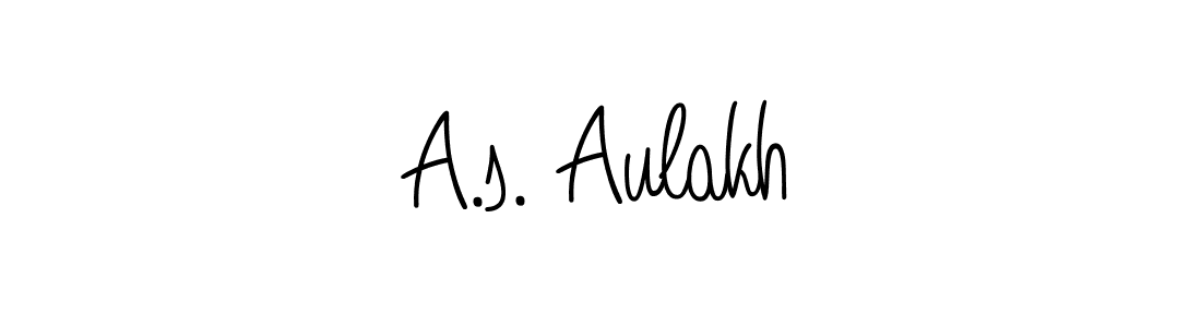 Use a signature maker to create a handwritten signature online. With this signature software, you can design (Angelique-Rose-font-FFP) your own signature for name A.s. Aulakh. A.s. Aulakh signature style 5 images and pictures png