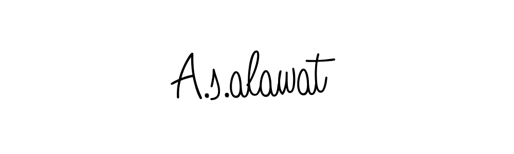 How to make A.s.alawat signature? Angelique-Rose-font-FFP is a professional autograph style. Create handwritten signature for A.s.alawat name. A.s.alawat signature style 5 images and pictures png