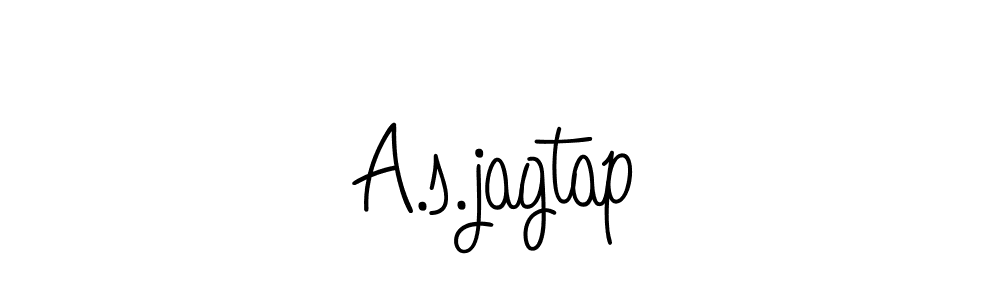 Use a signature maker to create a handwritten signature online. With this signature software, you can design (Angelique-Rose-font-FFP) your own signature for name A.s.jagtap. A.s.jagtap signature style 5 images and pictures png