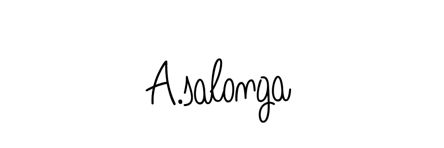 Make a beautiful signature design for name A.salonga. Use this online signature maker to create a handwritten signature for free. A.salonga signature style 5 images and pictures png