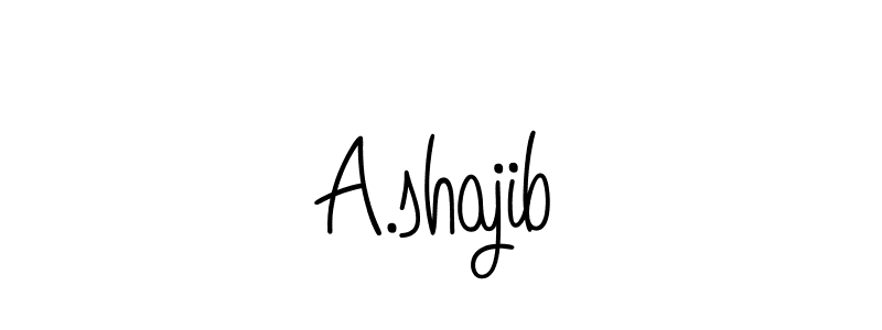 You can use this online signature creator to create a handwritten signature for the name A.shajib. This is the best online autograph maker. A.shajib signature style 5 images and pictures png