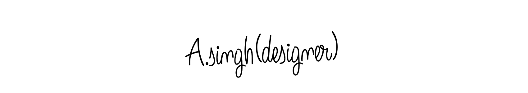 if you are searching for the best signature style for your name A.singh(designer). so please give up your signature search. here we have designed multiple signature styles  using Angelique-Rose-font-FFP. A.singh(designer) signature style 5 images and pictures png