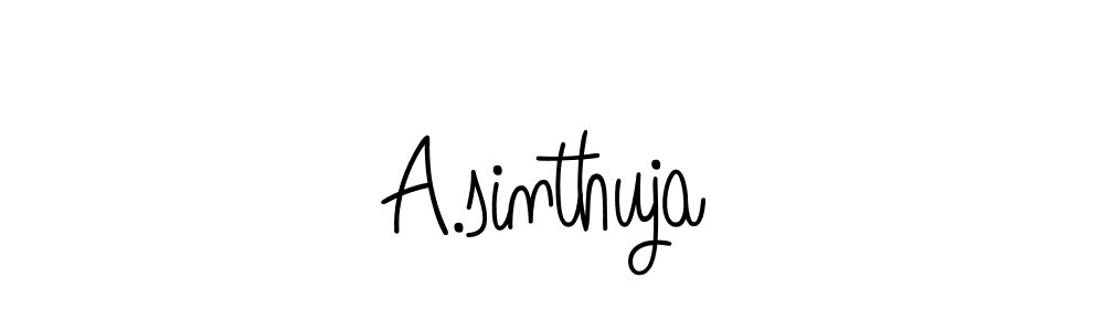 Check out images of Autograph of A.sinthuja name. Actor A.sinthuja Signature Style. Angelique-Rose-font-FFP is a professional sign style online. A.sinthuja signature style 5 images and pictures png