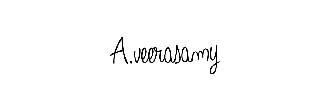 How to make A.veerasamy signature? Angelique-Rose-font-FFP is a professional autograph style. Create handwritten signature for A.veerasamy name. A.veerasamy signature style 5 images and pictures png