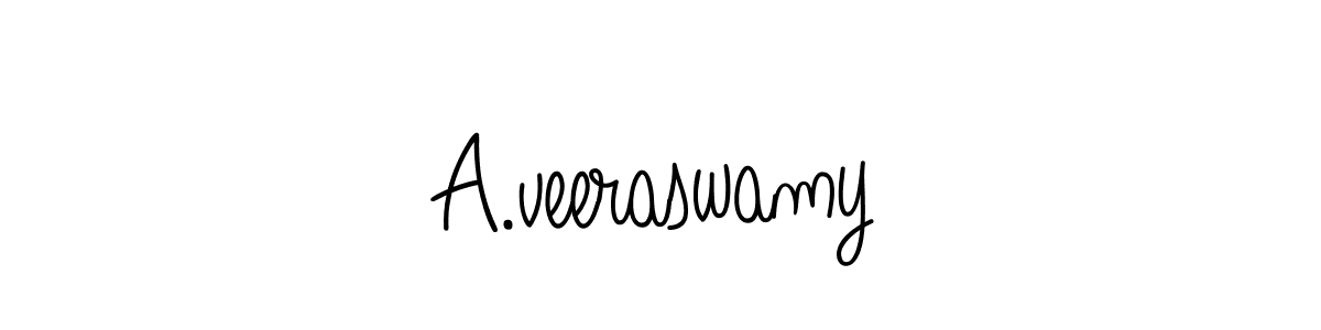 A.veeraswamy stylish signature style. Best Handwritten Sign (Angelique-Rose-font-FFP) for my name. Handwritten Signature Collection Ideas for my name A.veeraswamy. A.veeraswamy signature style 5 images and pictures png