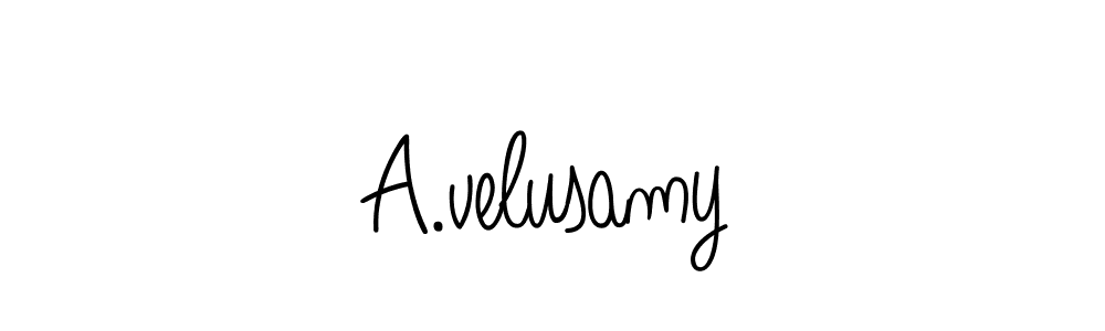 Also we have A.velusamy name is the best signature style. Create professional handwritten signature collection using Angelique-Rose-font-FFP autograph style. A.velusamy signature style 5 images and pictures png