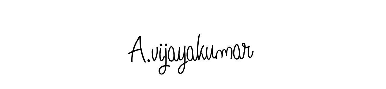 This is the best signature style for the A.vijayakumar name. Also you like these signature font (Angelique-Rose-font-FFP). Mix name signature. A.vijayakumar signature style 5 images and pictures png