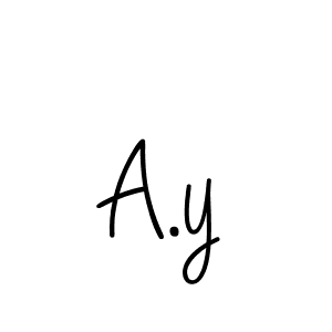Use a signature maker to create a handwritten signature online. With this signature software, you can design (Angelique-Rose-font-FFP) your own signature for name A.y. A.y signature style 5 images and pictures png