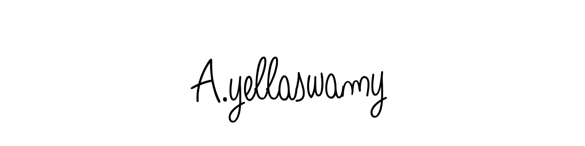 Make a short A.yellaswamy signature style. Manage your documents anywhere anytime using Angelique-Rose-font-FFP. Create and add eSignatures, submit forms, share and send files easily. A.yellaswamy signature style 5 images and pictures png