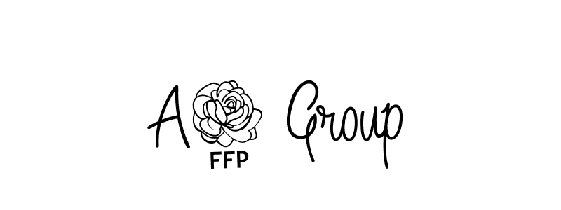 The best way (Angelique-Rose-font-FFP) to make a short signature is to pick only two or three words in your name. The name A2 Group include a total of six letters. For converting this name. A2 Group signature style 5 images and pictures png