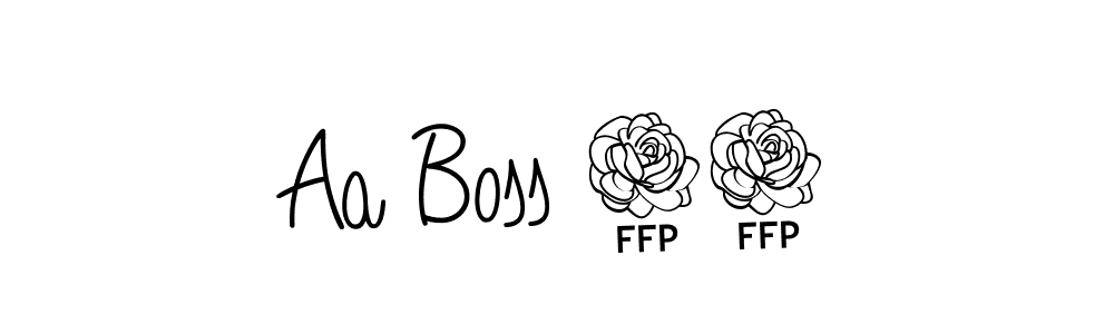 Once you've used our free online signature maker to create your best signature Angelique-Rose-font-FFP style, it's time to enjoy all of the benefits that Aa Boss 99 name signing documents. Aa Boss 99 signature style 5 images and pictures png