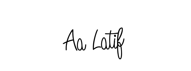 How to make Aa Latif signature? Angelique-Rose-font-FFP is a professional autograph style. Create handwritten signature for Aa Latif name. Aa Latif signature style 5 images and pictures png