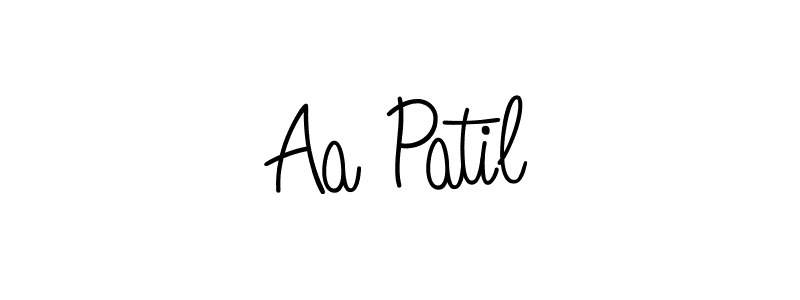 How to make Aa Patil signature? Angelique-Rose-font-FFP is a professional autograph style. Create handwritten signature for Aa Patil name. Aa Patil signature style 5 images and pictures png