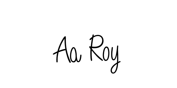 Design your own signature with our free online signature maker. With this signature software, you can create a handwritten (Angelique-Rose-font-FFP) signature for name Aa Roy. Aa Roy signature style 5 images and pictures png