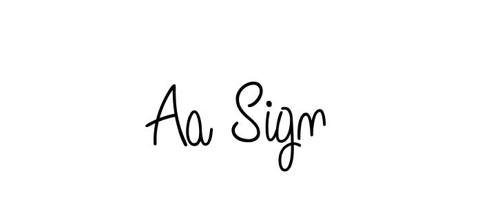 The best way (Angelique-Rose-font-FFP) to make a short signature is to pick only two or three words in your name. The name Aa Sign include a total of six letters. For converting this name. Aa Sign signature style 5 images and pictures png