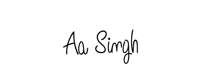 Also You can easily find your signature by using the search form. We will create Aa Singh name handwritten signature images for you free of cost using Angelique-Rose-font-FFP sign style. Aa Singh signature style 5 images and pictures png