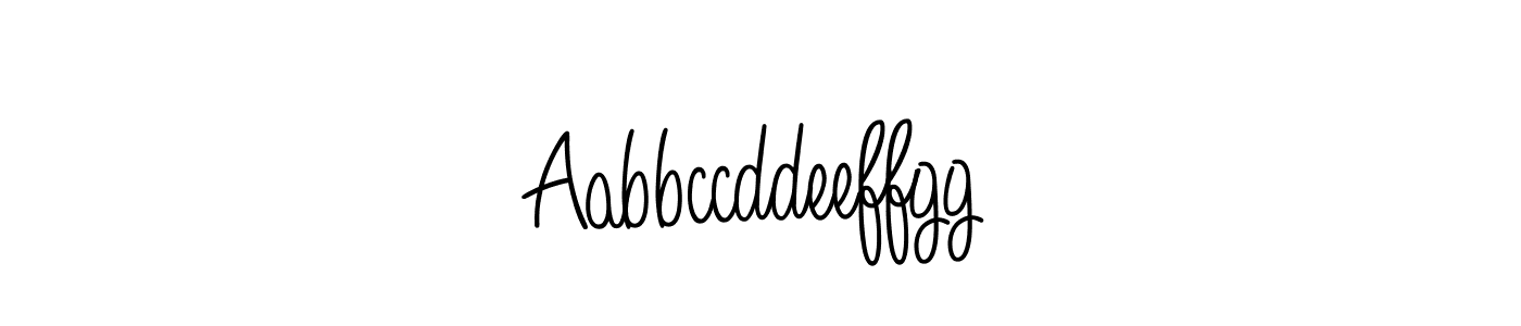 How to make Aabbccddeeffgg name signature. Use Angelique-Rose-font-FFP style for creating short signs online. This is the latest handwritten sign. Aabbccddeeffgg signature style 5 images and pictures png