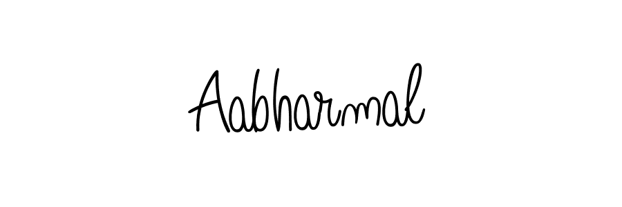 Design your own signature with our free online signature maker. With this signature software, you can create a handwritten (Angelique-Rose-font-FFP) signature for name Aabharmal. Aabharmal signature style 5 images and pictures png