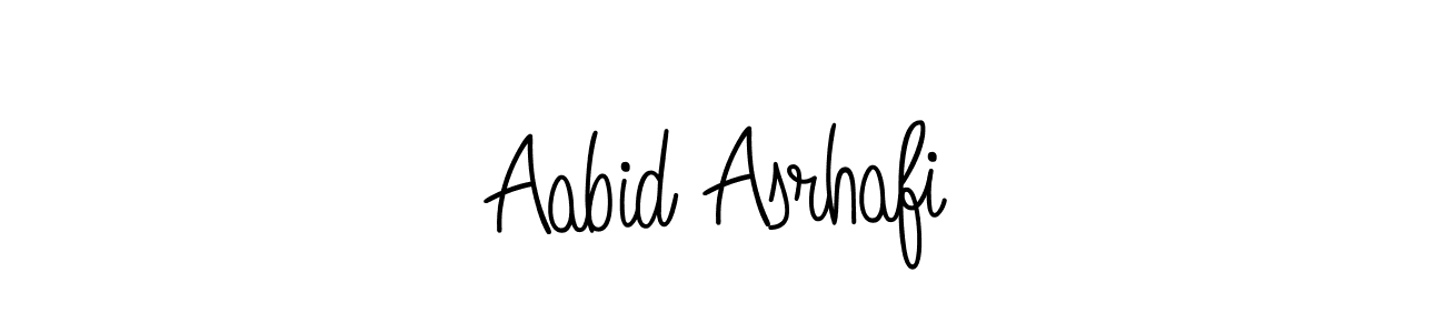 Make a beautiful signature design for name Aabid Asrhafi. With this signature (Angelique-Rose-font-FFP) style, you can create a handwritten signature for free. Aabid Asrhafi signature style 5 images and pictures png