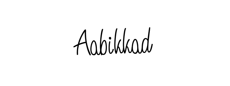 Design your own signature with our free online signature maker. With this signature software, you can create a handwritten (Angelique-Rose-font-FFP) signature for name Aabikkad. Aabikkad signature style 5 images and pictures png
