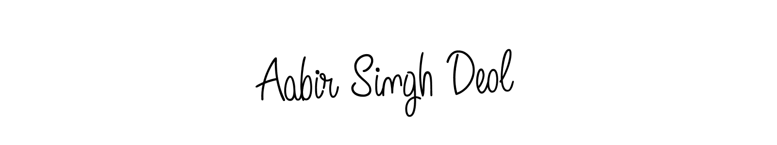 Create a beautiful signature design for name Aabir Singh Deol. With this signature (Angelique-Rose-font-FFP) fonts, you can make a handwritten signature for free. Aabir Singh Deol signature style 5 images and pictures png