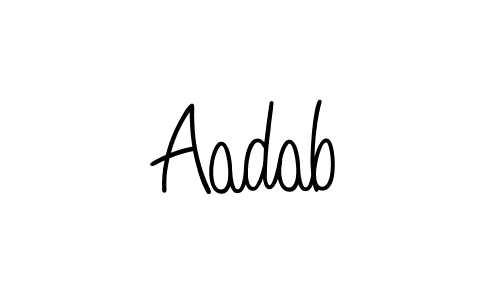 Also You can easily find your signature by using the search form. We will create Aadab name handwritten signature images for you free of cost using Angelique-Rose-font-FFP sign style. Aadab signature style 5 images and pictures png