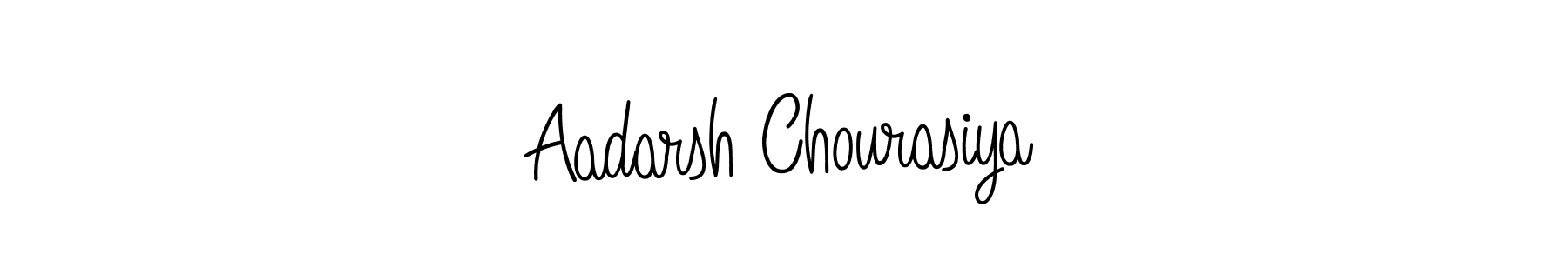 Make a beautiful signature design for name Aadarsh Chourasiya. With this signature (Angelique-Rose-font-FFP) style, you can create a handwritten signature for free. Aadarsh Chourasiya signature style 5 images and pictures png