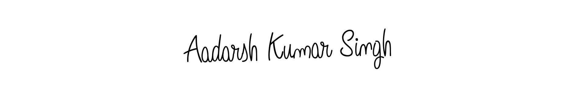 Aadarsh Kumar Singh stylish signature style. Best Handwritten Sign (Angelique-Rose-font-FFP) for my name. Handwritten Signature Collection Ideas for my name Aadarsh Kumar Singh. Aadarsh Kumar Singh signature style 5 images and pictures png