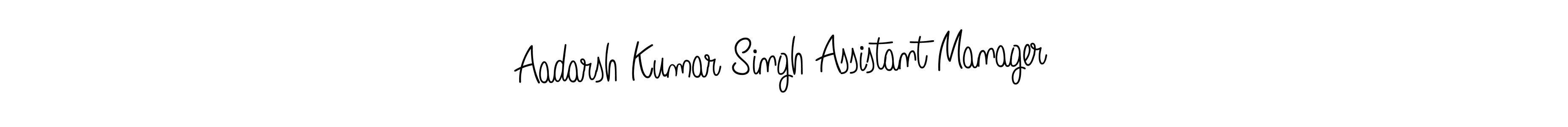 Make a beautiful signature design for name Aadarsh Kumar Singh Assistant Manager. Use this online signature maker to create a handwritten signature for free. Aadarsh Kumar Singh Assistant Manager signature style 5 images and pictures png