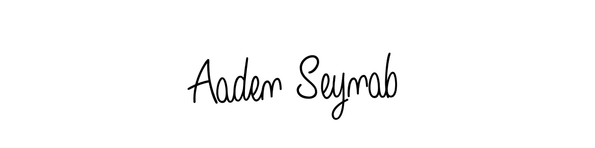 Best and Professional Signature Style for Aaden Seynab. Angelique-Rose-font-FFP Best Signature Style Collection. Aaden Seynab signature style 5 images and pictures png