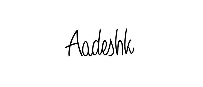 Aadeshk stylish signature style. Best Handwritten Sign (Angelique-Rose-font-FFP) for my name. Handwritten Signature Collection Ideas for my name Aadeshk. Aadeshk signature style 5 images and pictures png