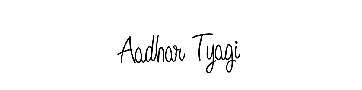 Also You can easily find your signature by using the search form. We will create Aadhar Tyagi name handwritten signature images for you free of cost using Angelique-Rose-font-FFP sign style. Aadhar Tyagi signature style 5 images and pictures png