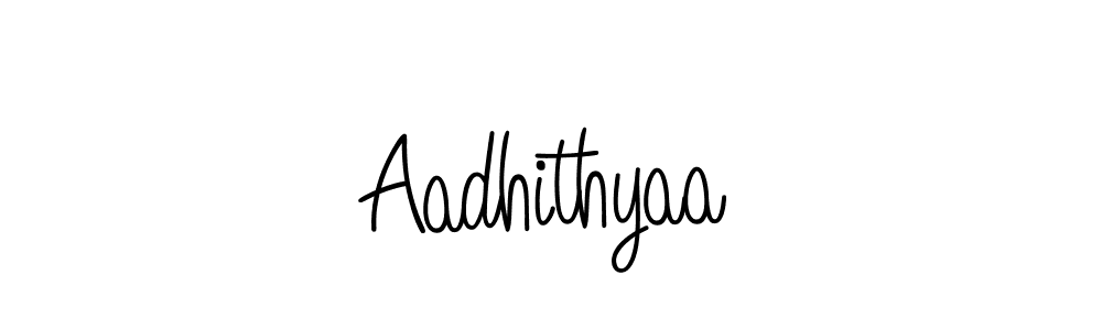 Design your own signature with our free online signature maker. With this signature software, you can create a handwritten (Angelique-Rose-font-FFP) signature for name Aadhithyaa. Aadhithyaa signature style 5 images and pictures png