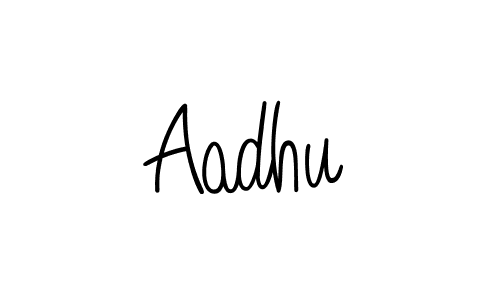 Also You can easily find your signature by using the search form. We will create Aadhu name handwritten signature images for you free of cost using Angelique-Rose-font-FFP sign style. Aadhu signature style 5 images and pictures png