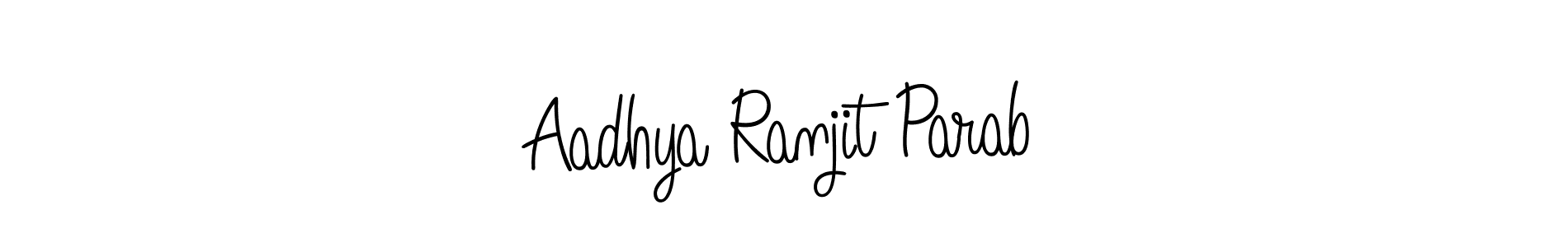 Angelique-Rose-font-FFP is a professional signature style that is perfect for those who want to add a touch of class to their signature. It is also a great choice for those who want to make their signature more unique. Get Aadhya Ranjit Parab name to fancy signature for free. Aadhya Ranjit Parab signature style 5 images and pictures png