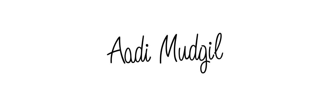 How to make Aadi Mudgil signature? Angelique-Rose-font-FFP is a professional autograph style. Create handwritten signature for Aadi Mudgil name. Aadi Mudgil signature style 5 images and pictures png