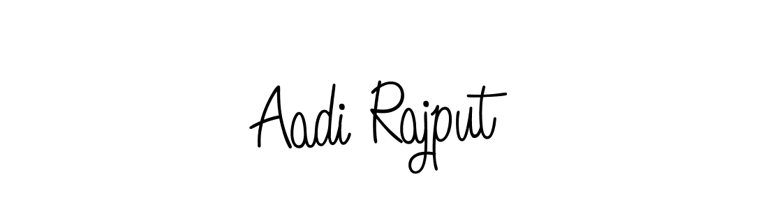 You should practise on your own different ways (Angelique-Rose-font-FFP) to write your name (Aadi Rajput) in signature. don't let someone else do it for you. Aadi Rajput signature style 5 images and pictures png